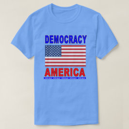 Demokrati America Flagga T Shirt