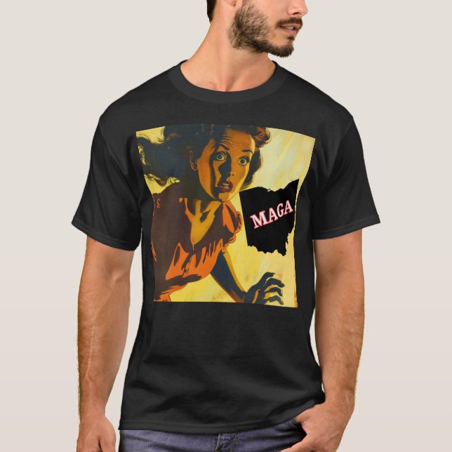 Demokrati Anti Maga T-Shirt (Framsida)