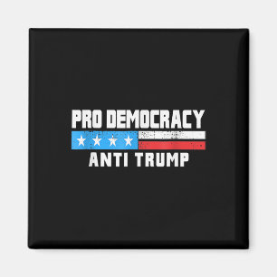 Demokrati - anti-trump 4:e juli Patriotic F Magnet