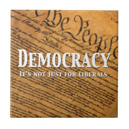 Demokrati är inte bara för liberaler kakelplatta