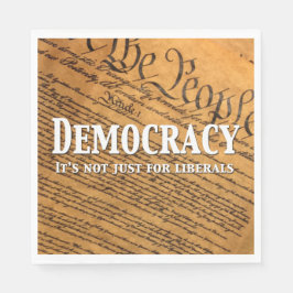 Demokrati är inte bara för liberaler pappersservett