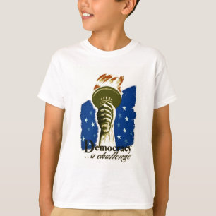 Demokrati. En utmaning - WPA-affischen - T Shirt