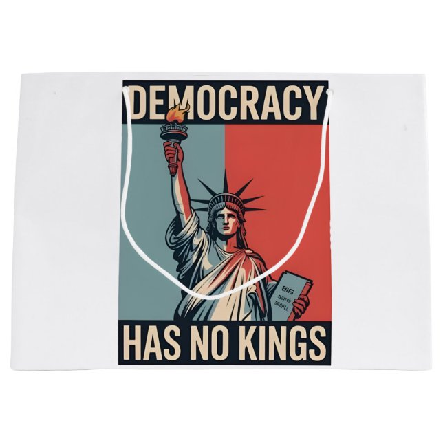 Demokrati Har Inga Kungar Libertet Status Amerikan (Framsidan)