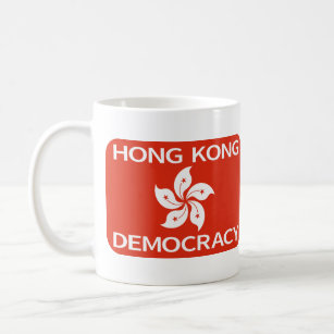 Demokrati Hongkong-Flagga Kaffemugg