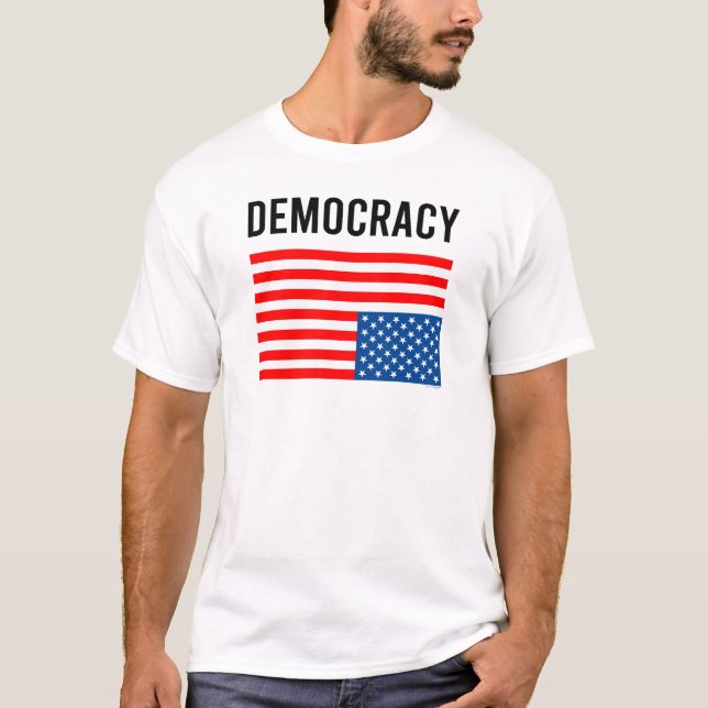 Demokrati i nöd t shirt (Framsida)