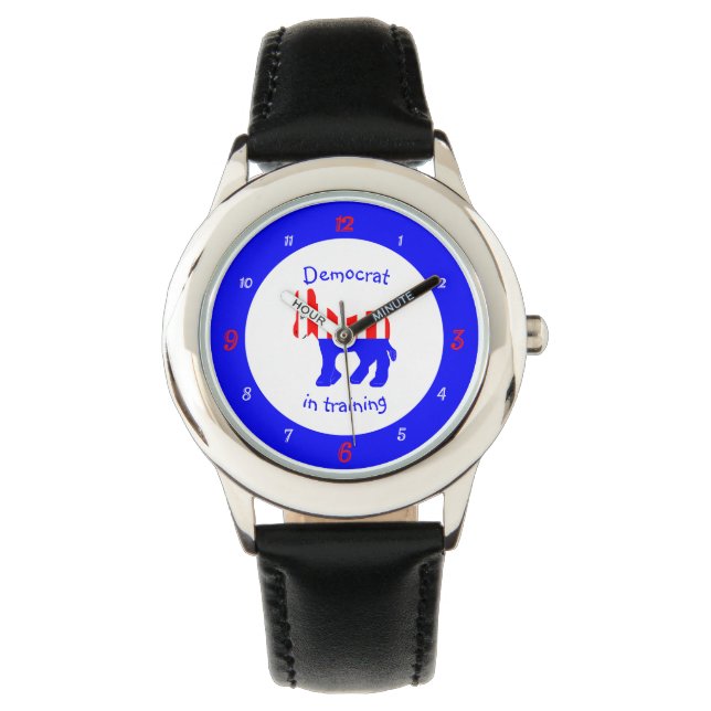 Demokrati i utbildningens numrerade bevakning armbandsur (Framsida)