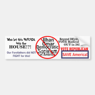 Demokrati Ilhan Omar Democrat Edit YEAR Bildekal