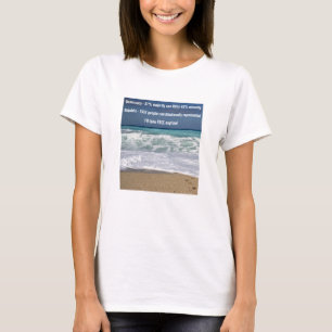 Demokrati mot Republiken (ljus) T-Shirt