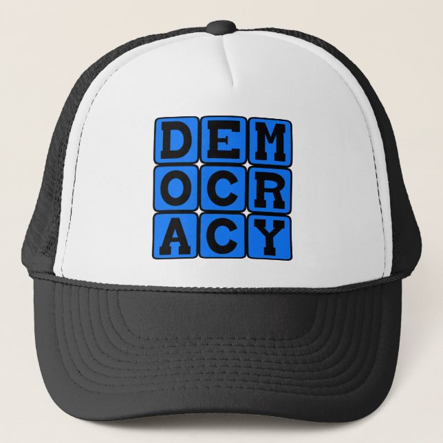 Demokrati, politiskt system keps (Framsida)