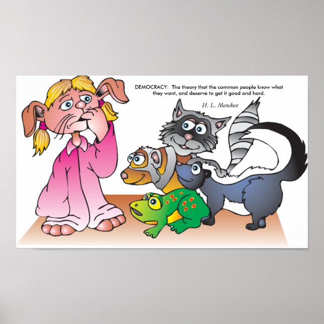 DEMOKRATI POSTER (Framsidan)