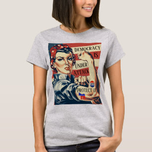 Demokrati/skydd IT-Shirt T Shirt