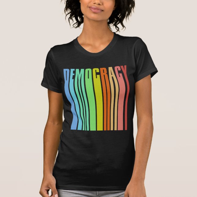 Demokrati T Shirt (Framsida)