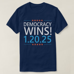 Demokrati Wins Kamala Harris 1.20.25 T Shirt