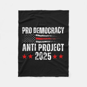 Demokratiantiprojekt 2025 Stoppa Project 2025 Anti Fleecefilt