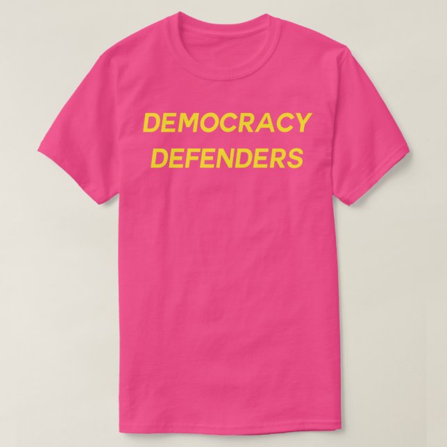 Demokratiförsvarare T Shirt (Design framsida)