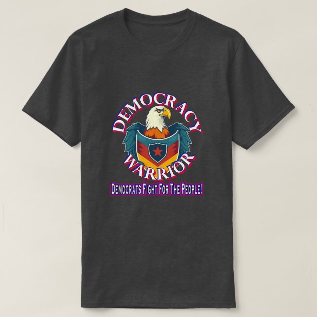Demokratikritiker - Demokratins kamp T Shirt (Design framsida)
