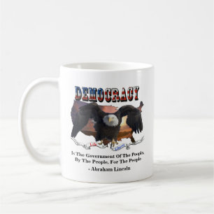 DEMOKRATIN är folkstyret Kaffemugg