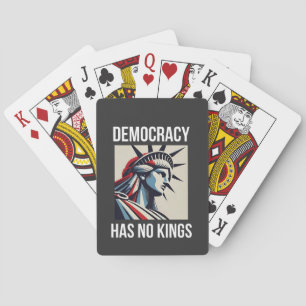 Demokratin har ingen Kung Librety Status USA Casinokort