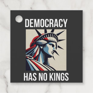 Demokratin har ingen Kung Librety Status USA Gåvor Etiketter