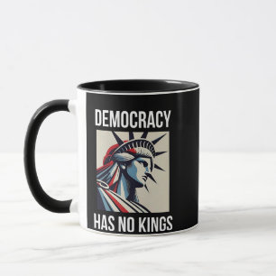 Demokratin har ingen Kung Librety Status USA Mugg