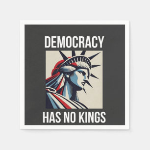 Demokratin har ingen Kung Librety Status USA Pappersservett