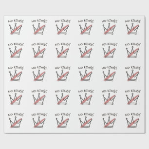 Demokratin har ingen Kung Librety Status USA Presentpapper