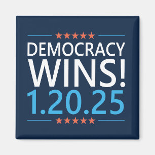 Demokratin Vinner Kamala Harris 1.20.25 Magnet