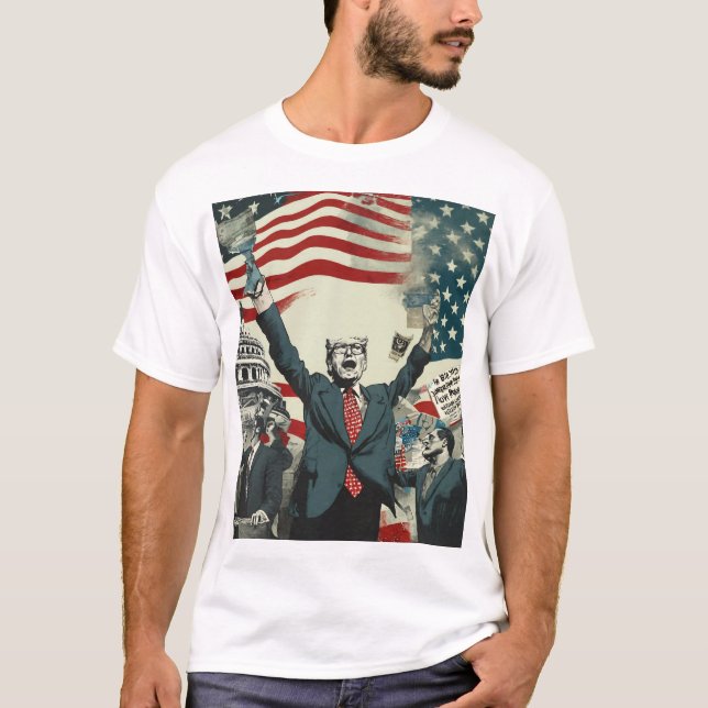 Demokratins dilemma: makt, girighet och inflytande t shirt (Framsida)