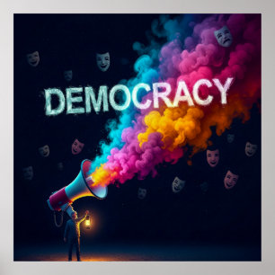Demokratins illusion poster