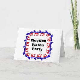 Demokratins valövervakare i Party Kort