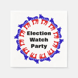 Demokratins valövervakare i Party Pappersservett