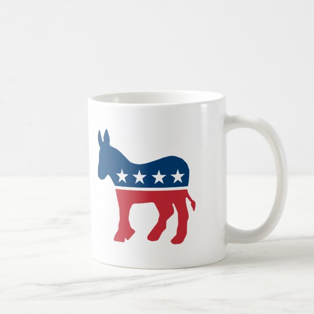 Demokratisk Donkey Kaffemugg (Höger)