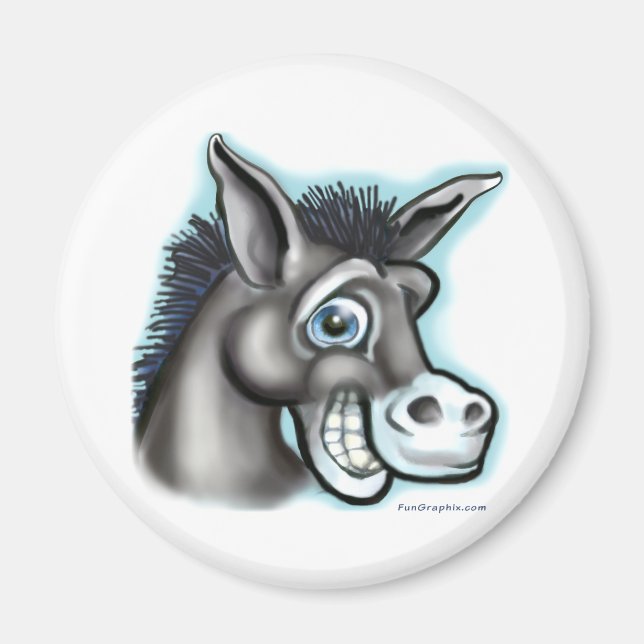 Demokratisk Donkey Magnet (Framsidan)