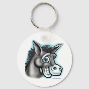 Demokratisk Donkey Nyckelring