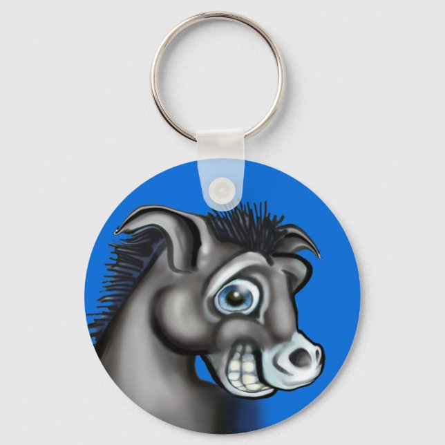 Demokratisk Donkey Nyckelring (Framsida)