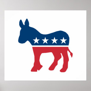 Demokratisk Donkey Poster