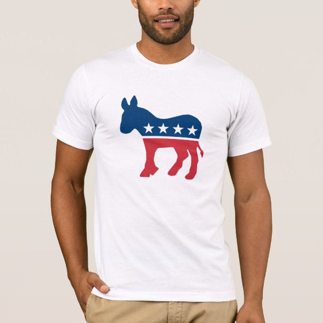 Demokratisk Donkey T-shirt (Framsida)