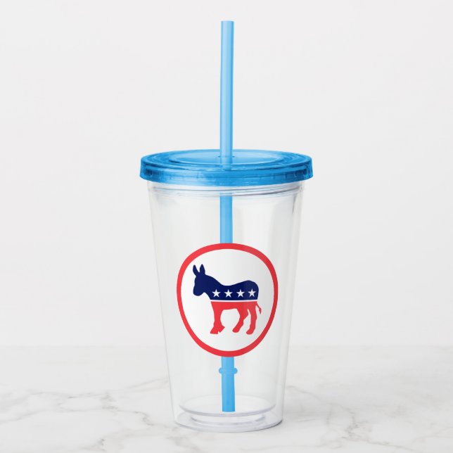 Demokratisk Donkey Take Away Mugg (Framsida)