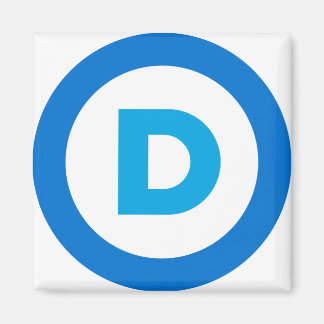Demokratisk logotyp magnet