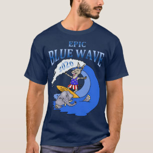 Demokratisk noveltyutslagsplats t shirt