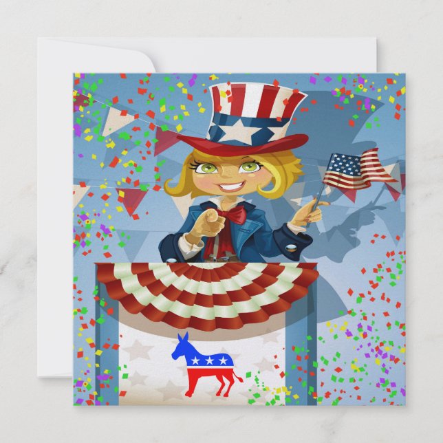 Demokratisk patriotisk inbjudan - Srf (Framsida)