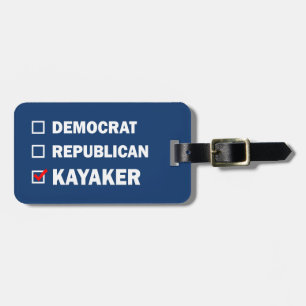 Demokratisk republikan Kayaker Bagagebricka
