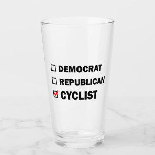 Demokratisk republikansk cyklist glaskopp