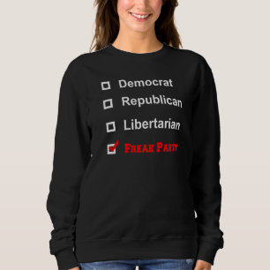 Demokratisk republikansk liberal Freak Party T Shirt