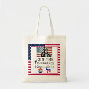 Demokratisk Revolution Tote Bag Tygkasse