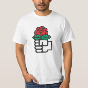 Demokratisk Socialism (näven och det rosa T-shirt