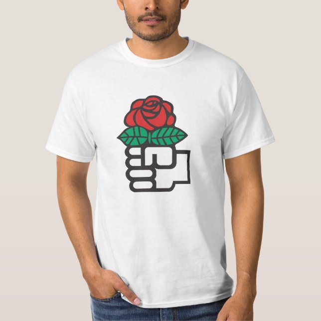 Demokratisk Socialism (näven och det rosa T-shirt (Framsida)