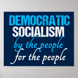 Demokratisk socialism Social Demokratidefinition Poster