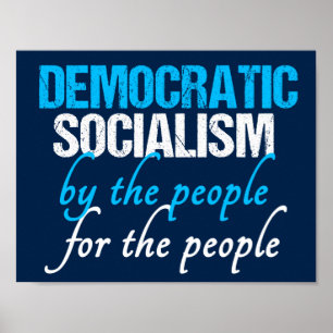 Demokratisk socialism Social Demokratidefinition Poster