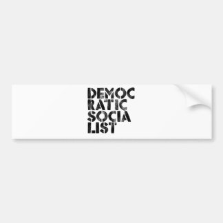 Demokratisk socialist bildekal